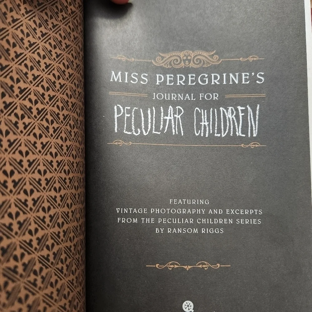 Miss Peregrine's Journal for‎ Peculiar Children NEW Journal 5.5x8.5in Hard Cover